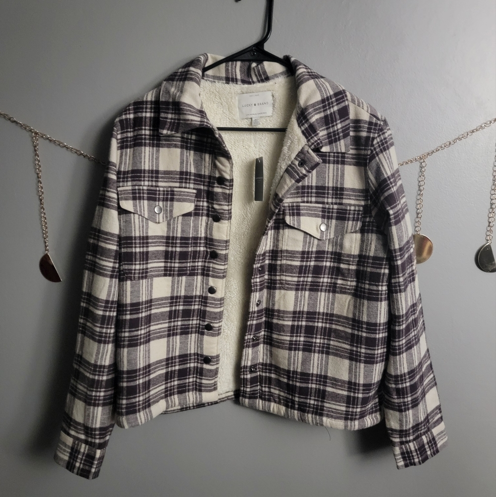 Lucky Brand Sherpa Flannel